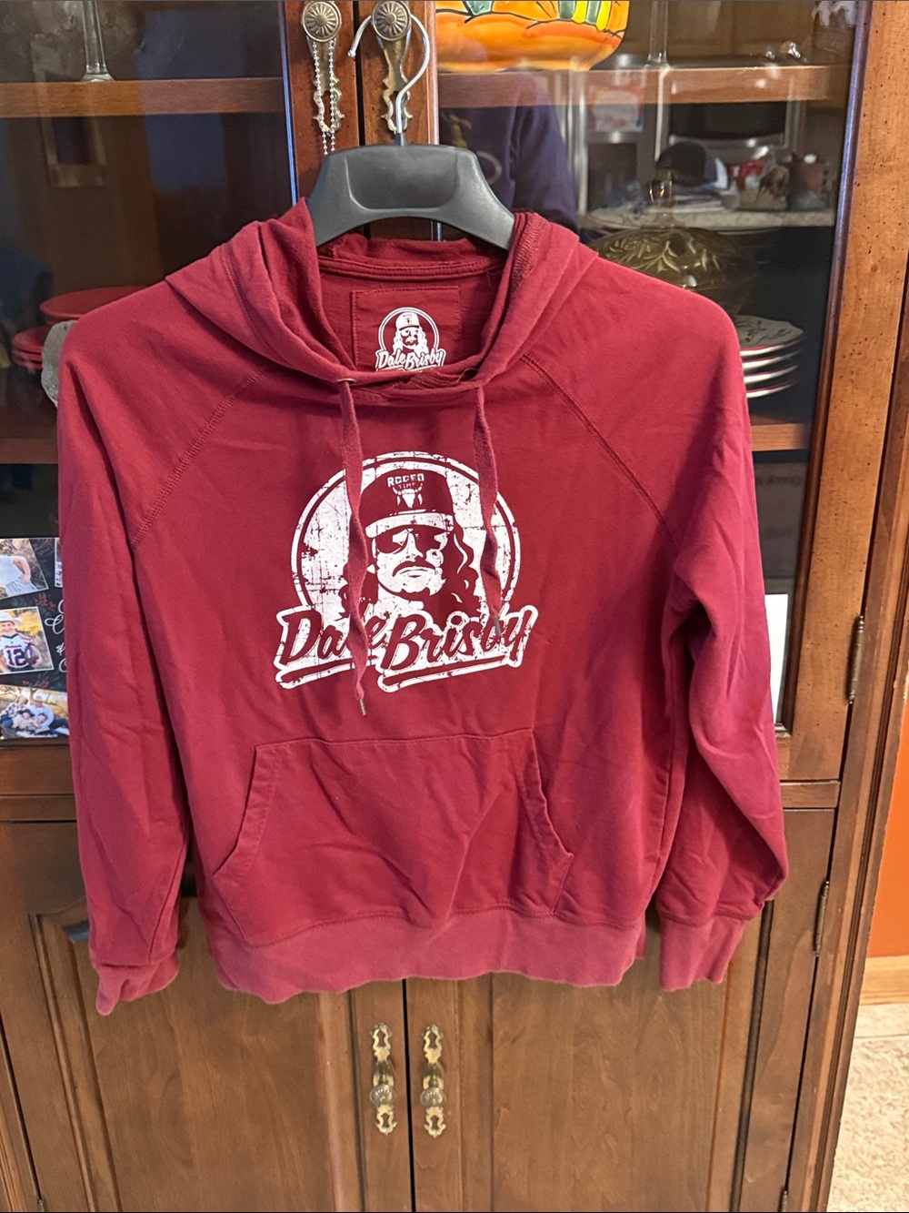 Rock & Roll Cowgirl Maroon Zip-Up Hoodie Sweater
